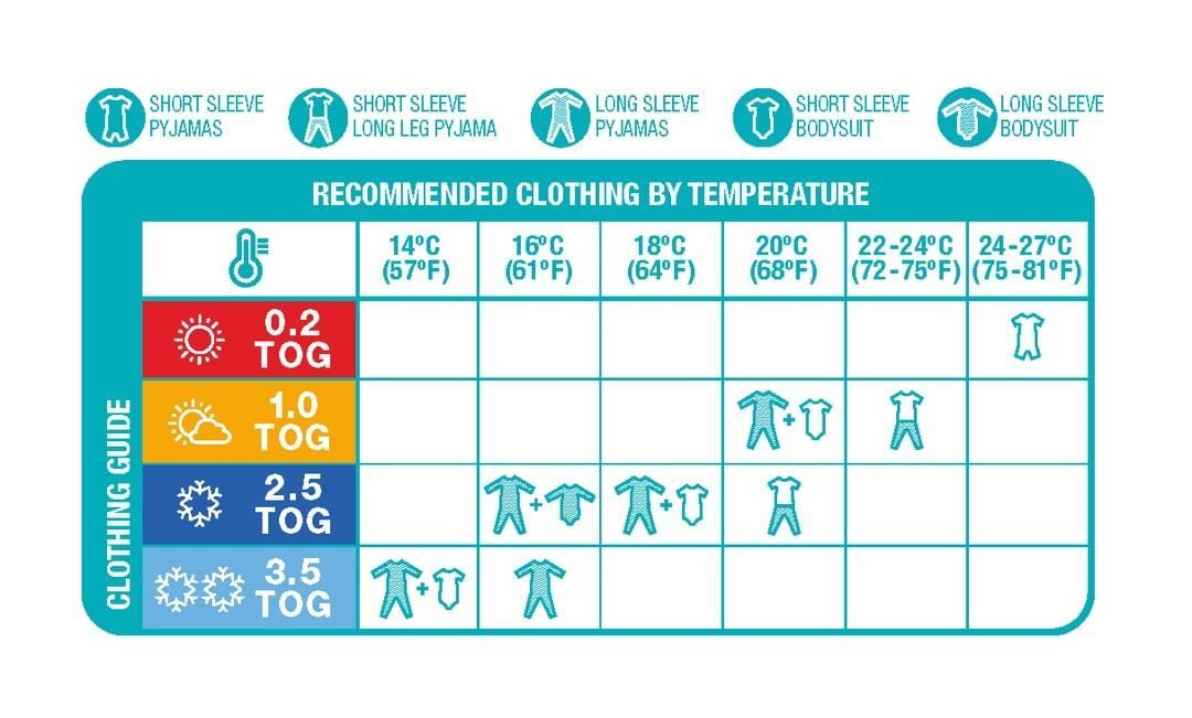 Baby temperature chart