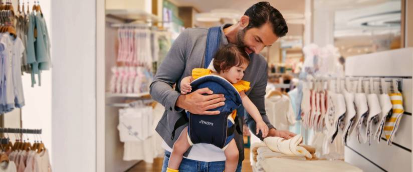 Baby in baby carrier 